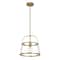 Hello Honey® Fallon Gold Vintage Metal & Clear Glass Ceiling Light